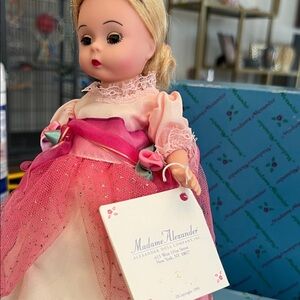 Madame Alexander Cinderella Doll in Pink and Cream Dress